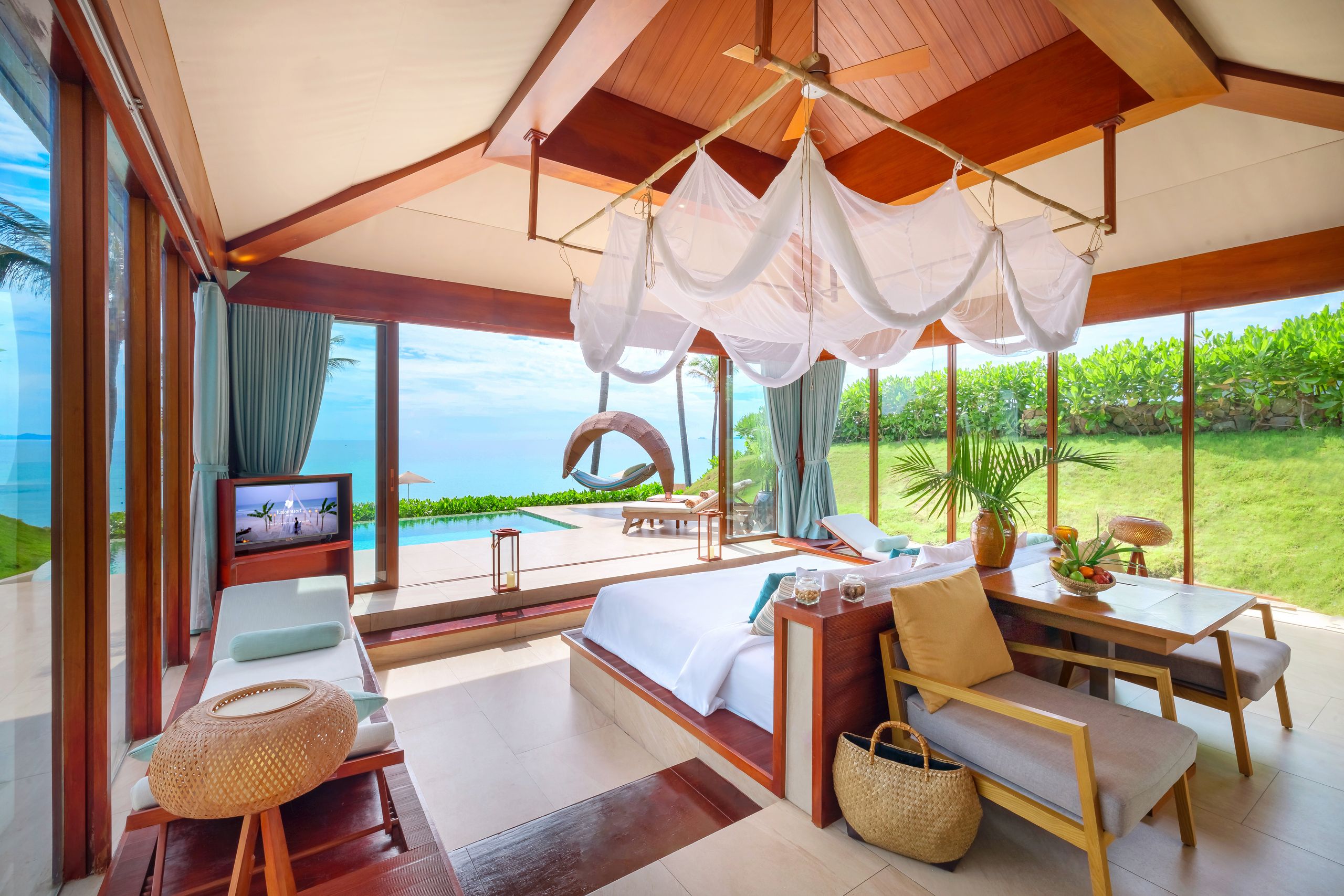 Beach Front Pool Villa - Schlafzimmer